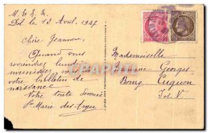 Old Postcard Dol de Bretagne The Cathedral The Altar Master