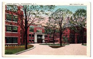 1925 Vassar Hospital, Poughkeepsie, NY Postcard