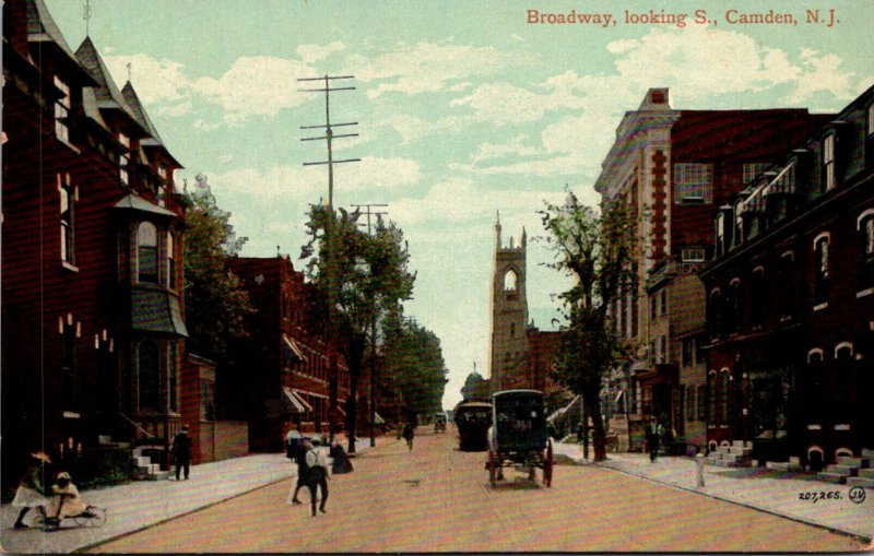 New Jersey Camden Broadway Looking South