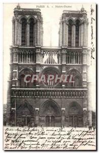 Paris Old Postcard Notre Dame