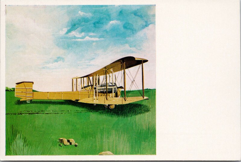 Vickers 'Vimy' Biplane John Holmes Illustration Unused Vintage Postcard C2