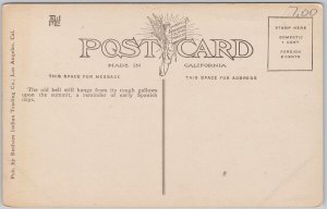 The Old Mission Bell Riverside CA Rubidoux Summit Benham Postcard H69