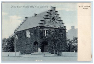 c1905 Wolfs Head Society Building Yale University New Haven CT Postcard