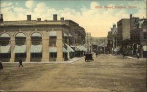 Belfast ME High Street c1910 Postcard #2