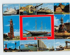 Postcard Seestadt Bremerhaven, Germany