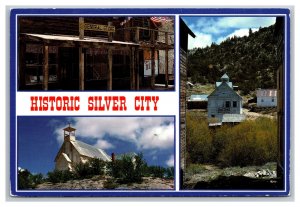 Historic Silver City Idaho Postcard Continental View c1997 Postmark