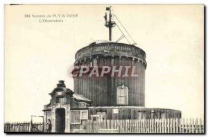 Old Postcard Astronomy Summit of the Puy de Dome L & # 39Observatoire