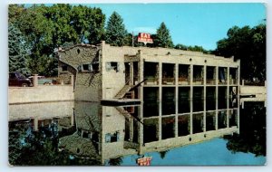 PUEBLO, CO Colorado ~ BOAT HOUSE Mineral Palace Park c1950s Postcard