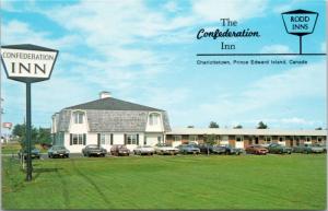 The Confederation Inn Charlottetown PEI Rodd Inns Unused Vintage Postcard E15