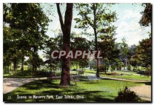 Old Postcard Scene In Naverre Park East Toledo Ohio