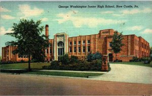 New Castle, Pennsylvania - The George Washington Junior High School - in 1950