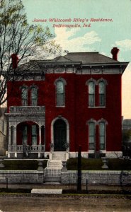 Indiana Indianapolis James Whitcomb Riley's Residence 1913