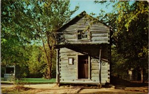 Samuel Hill Cabin Lincoln's New Salem IL Postcard PC298