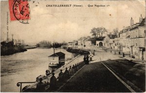 CPA CHATELLERAULT - Quai Napoléon (111766)