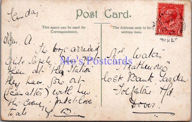 Kent Postcard - Whitstable Oyster Dredging Boats   SW14351