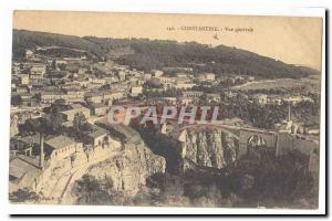 Algeria Constantine Old Postcard General view