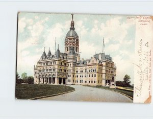 Postcard State Capitol, Hartford, Connecticut