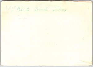 1953 QSL Radio Card Code OK1AEH Czechoslovakia Praha Amateur Station Postcard