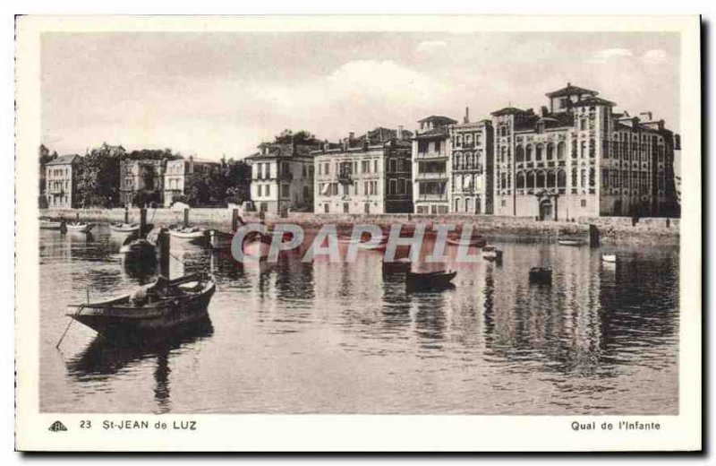 Old Postcard St Jean de Luz Qual the Infanta