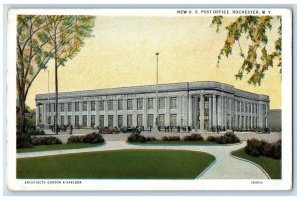 c1930's New U.S Post Office Building Rochester New York NY Vintage Postcard