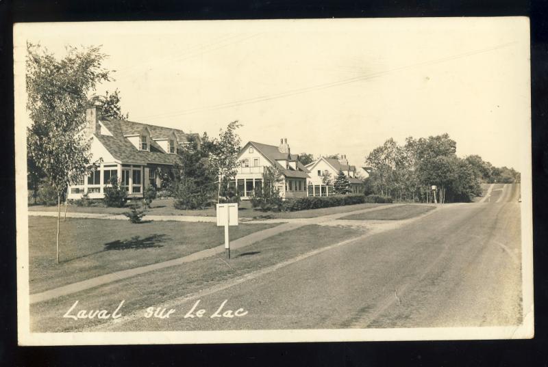 Laval, Canada  Glossy Photo Postcard, Sur Le Lac, 1949!