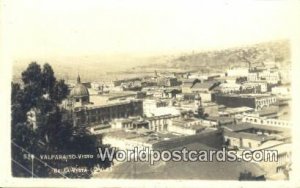 Real Photo Visto desde Valparaiso Chile, Chilean, de Chile Unused 