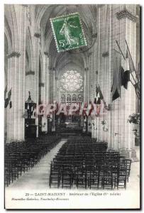 Saint Maixent - The Church - Old Postcard