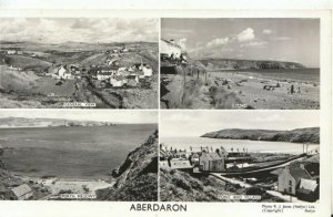 Wales Postcard - Views of Aberdaron - Merionethshire - Real Photo - Ref TZ6629