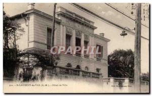 St. Laurant du Var - Hotel de Ville - Old Postcard