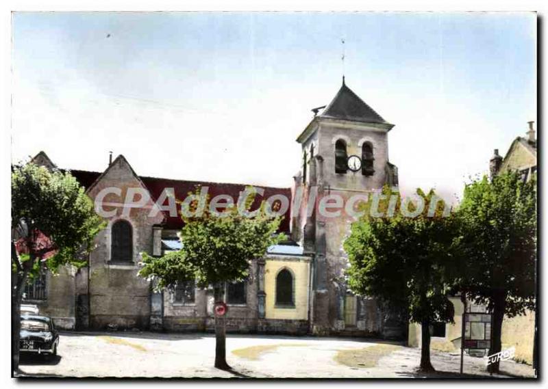 Postcard Modern Trilport (S & M) The Church Romanesque and Gothic (fourteenth...