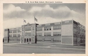 J78/ Shreveport Louisiana Postcard c1940s C.E. Byrd High School 60