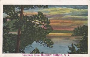 New York Greetings From Malden Bridge 1933