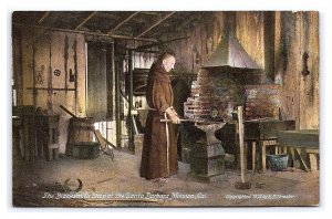 Blacksmith Shop Santa Barbara Mission Santa Barbara Cal. California Postcard