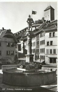 Switzerland Postcard - Fribourg - Fontaine De La Fidelite - Ref TZ8093