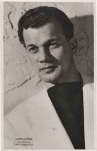 Joseph Cotten Vintage Universal Film Real Photo Postcard