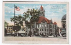 Court House Cars Hammond Indiana 1920s postcard