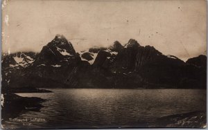 Norway Raftsund Lofoten Raftsundet Vintage RPPC C061