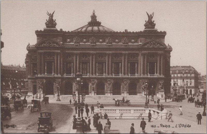 RPPC Postcard L'Opera Paris France