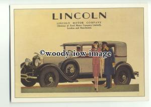 ad1217 - Lincoln Car - Ford Motor Company - Modern Advert Postcard