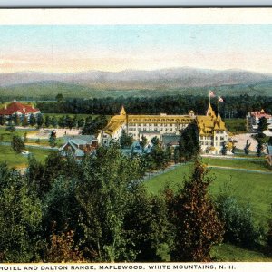 c1910s Dalton Range, Maplewood, White Mountains, NH Hotel Resort Postcard A274