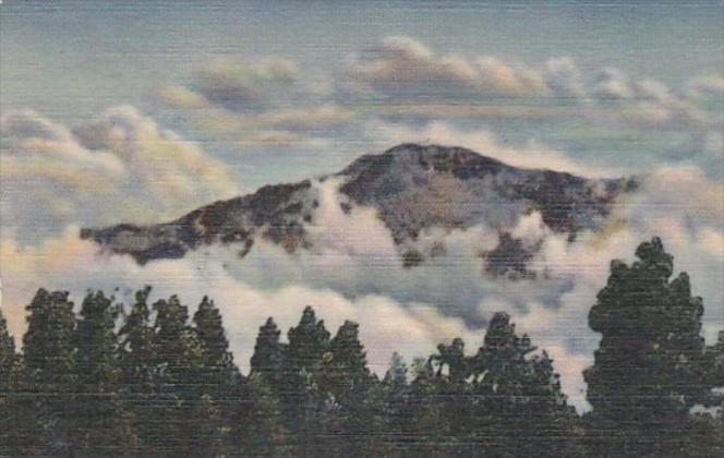 Colorado Pikes Peak Among The Clouds Curteich