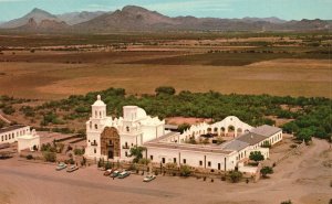 Vintage Postcard San Xavier Del Bac Chain Of Christian Missions Near Tucson AZ