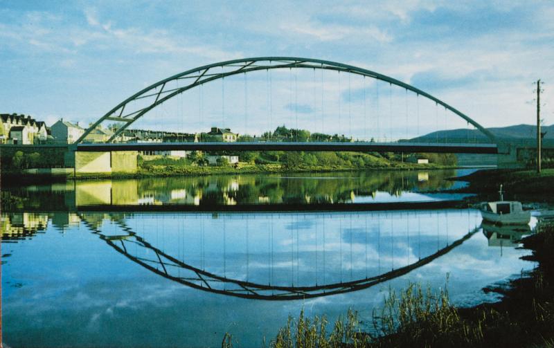 Bonar Bridge Kyle Of Sutherland Bonar Ardgay Scotland UK Vintage Postcard D31