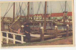 BF19086 netherland ship bateaux marken holland types front/back image