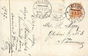 RPPC ACTOR LIEDTKE & LYA MARA TALLINN VERLAG 56/2 ESTONIA PHOTO POSTCARD 1927