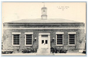 c1940 US Post Office Exterior Building Ford City Pennsylvania Vintage Postcard