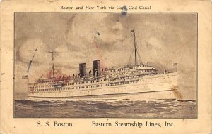 SS Boston Eastern Steamship Line Ship 1927 