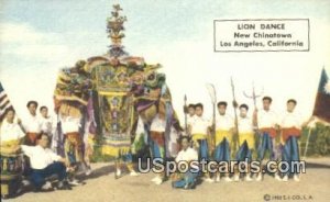 Lion Dance, New Chinatown - Los Angeles, California CA  