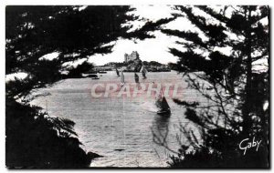 Old Postcard Ploumanac h in Perros Guirec landscape on Costaeres