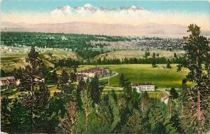 Spokane Washington~Fort Wright Army Post~Birdseye Panorama~1910 Postcard